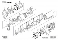 Bosch 0 607 957 310 740 WATT-SERIE Pn-Installation Motor Ind Spare Parts